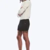 Gravity Short Mid Rise Loose Denim Shorts – Tuned Black – Black