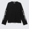 Great Boxy Graphic Long Sleeve T-Shirt – Black – Angry Panthers