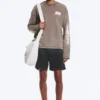 Great Boxy Graphic Long Sleeve T-Shirt – Dark Mole – Logo Mix