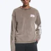 Great Boxy Graphic Long Sleeve T-Shirt – Dark Mole – Logo Mix