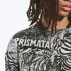 Great Boxy Graphic Long Sleeve T-Shirt – Dark Mole – Psychedelia