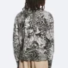 Great Boxy Graphic Long Sleeve T-Shirt – Dark Mole – Psychedelia