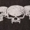 Great Boxy Graphic Long Sleeve T-Shirt – Washed Black – Skull Flame