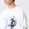 Great Boxy Graphic Long Sleeve T-Shirt – White – Airways