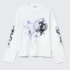 Great Boxy Graphic Long Sleeve T-Shirt – White – Airways