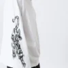 Great Boxy Graphic Long Sleeve T-Shirt – White – Angry Panthers