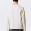 Great Boxy Graphic Long Sleeve T-Shirt – White – Skeleton Angel