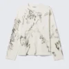 Great Boxy Graphic Long Sleeve T-Shirt – White – Sketch Book