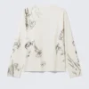 Great Boxy Graphic Long Sleeve T-Shirt – White – Sketch Book