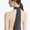 Halter Maxi Dress – Dark Grey