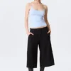 Hanne H Capri Suiting Trousers – Black