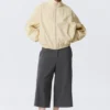 Hanne H Oversized Track Jacket – Light Dusty Beige