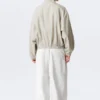 Hanne H Oversized Track Jacket – Light Dusty Mole