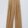 Hazel Lyocell Trousers – Dark Beige