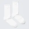 Heart Cut-Out Crew Socks – White