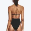 Heat High Waist Bikini Bottoms – Black