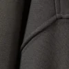 Heavyweight Funnel Neck Zip Sweater – Dark Grey