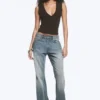 Helix Low Rise Regular Flared Jeans – Gloria Blue – Medium Blue