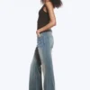 Helix Low Rise Regular Flared Jeans – Gloria Blue – Medium Blue