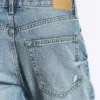 Helix Low Rise Regular Flared Jeans – Sky Worn – Medium Blue