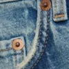 Helix Low Rise Regular Flared Jeans – Sky Worn – Medium Blue