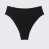 High Rise Brazilian Bikini Bottoms – Black