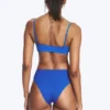 High Rise Brazilian Bikini Bottoms – Bright Blue