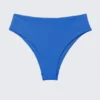 High Rise Brazilian Bikini Bottoms – Bright Blue