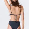 High Rise Brazilian Bikini Bottoms – Dark Blue