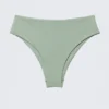 High Rise Brazilian Bikini Bottoms – Pastel Green