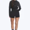High Waisted Sports Biker Shorts – Black