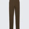 High Waisted Sports Tights – Dark Brown