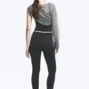 High Waisted Sports Tights – Dark Grey
