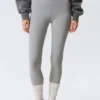 High Waisted Sports Tights – Light Dusty Grey