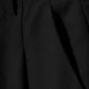 High Waisted Wide Leg Suiting Trousers – Black