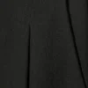 High Waisted Wide Leg Suiting Trousers – Dark Grey Melange