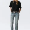 Hour Low Rise Skinny Bootcut Leg Jeans – Gloria Blue – Medium Blue