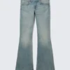 Hour Low Rise Skinny Bootcut Leg Jeans – Gloria Blue – Medium Blue