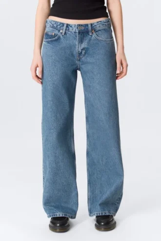 imoo low rise loose wide jeans 90s blue medium blue 2 330x495 - Imoo Low Rise Loose Wide Jeans - 90S Blue - Medium Blue