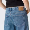 Imoo Low Rise Loose Wide Jeans – 90S Blue – Medium Blue