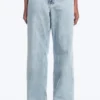 Imoo Low Rise Loose Wide Jeans – Dream Blue – Light Blue