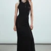 Jersey Knot Dress – Black
