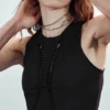 Jersey Knot Dress – Black