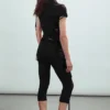 Jersey Knot Trousers – Black