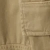 Joel Relaxed Cargo Trousers – Beige