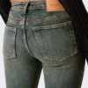 Katsumi Low Rise Slim Flared Leg Jeans – Desert Blue – Dark Blue
