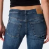 Katsumi Low Rise Slim Flared Leg Jeans – Peak Blue – Medium Blue