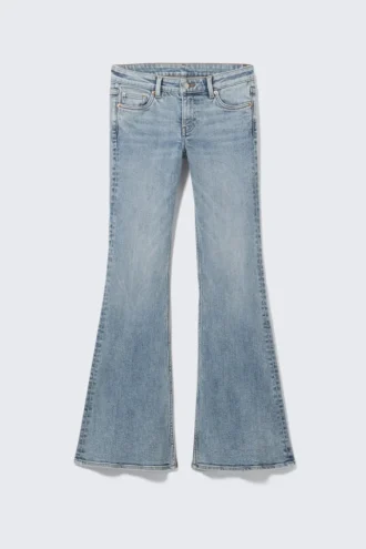 Katsumi Low Waist Flared Jeans – Fresh Blue