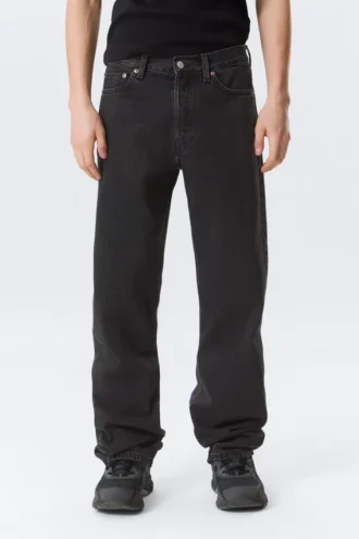 Klean Mid Rise Regular Straight Jeans – Tuned Black – Black