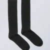 Knee High Sport Socks – Black